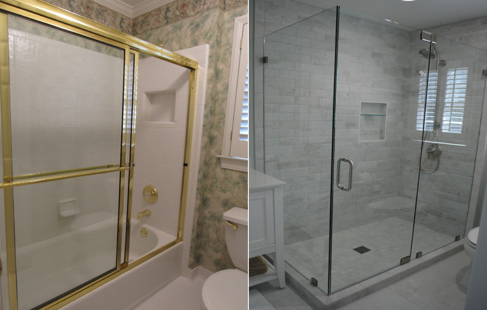 Before and After - Bathrooms