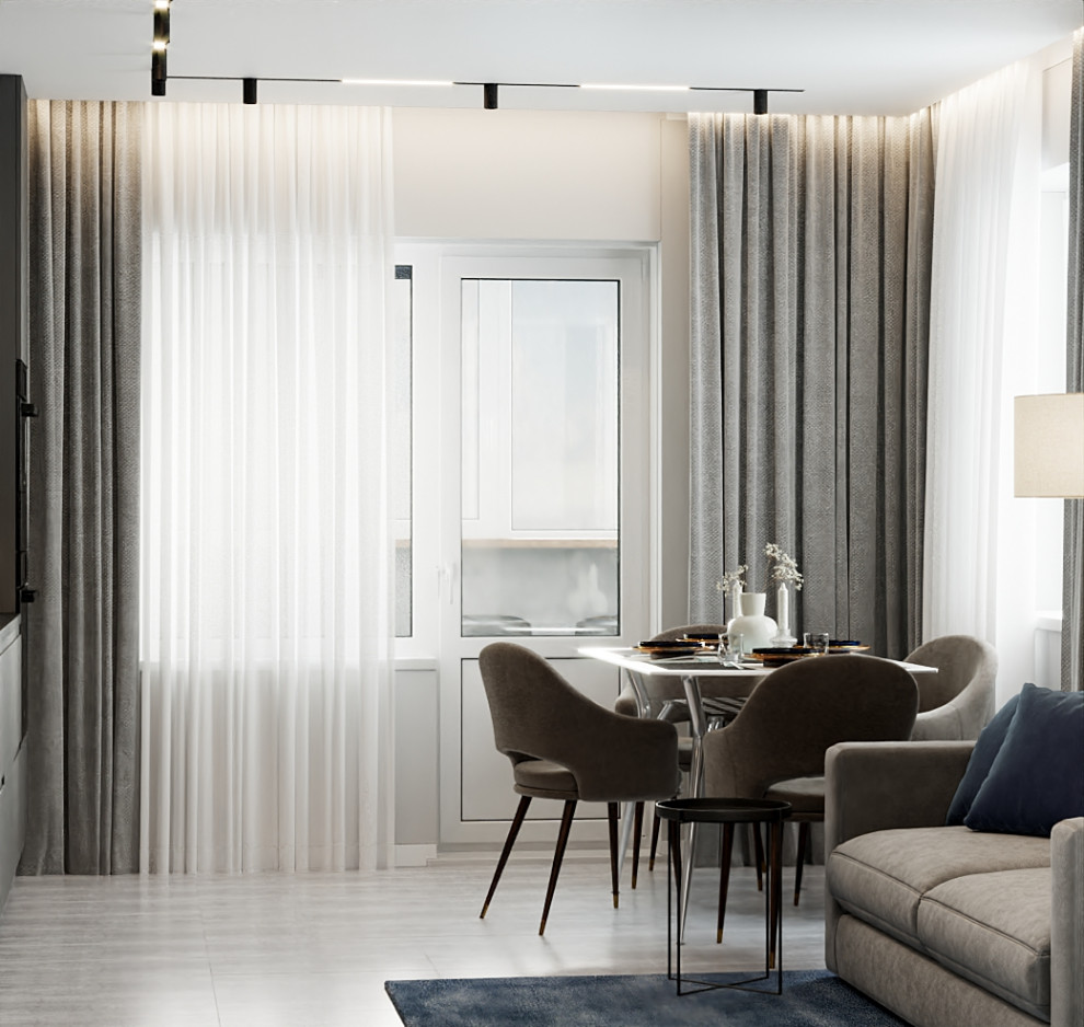 Дизайн интерьера в серых тонах