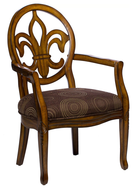 Fleur De Lis Chocolate Chair Fleur De Lis Chocolate Chair