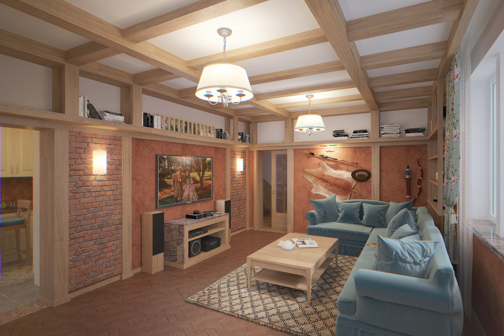 Дизайн-проекта загородного дома. Визуализация