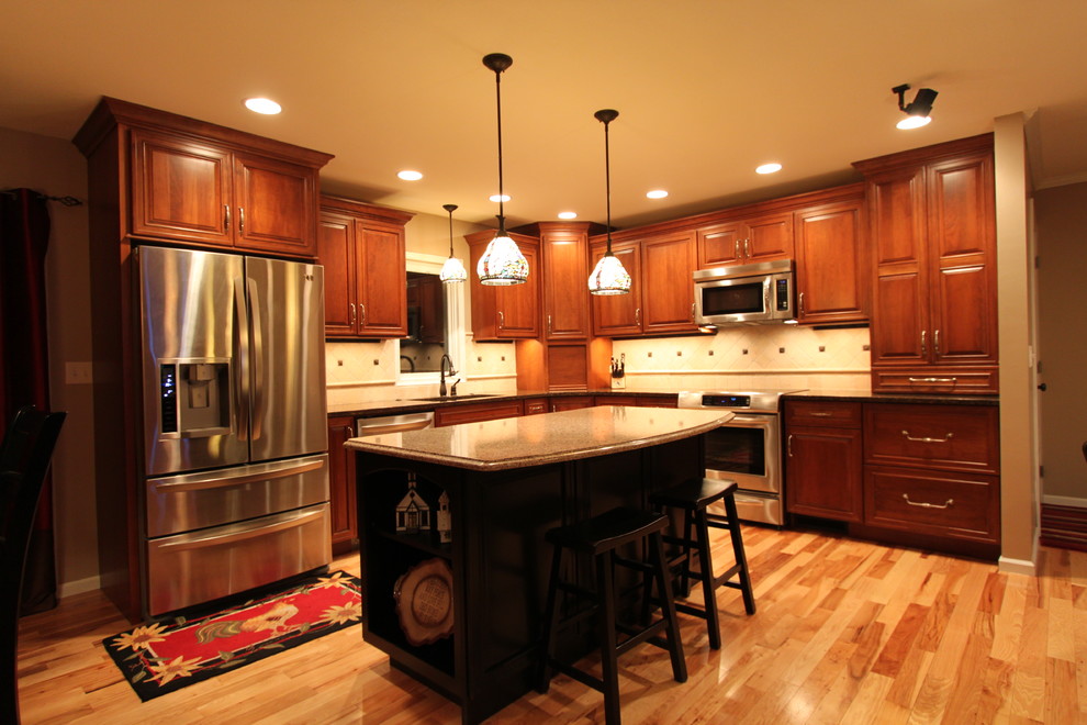 Traditional kitchen in Omaha.