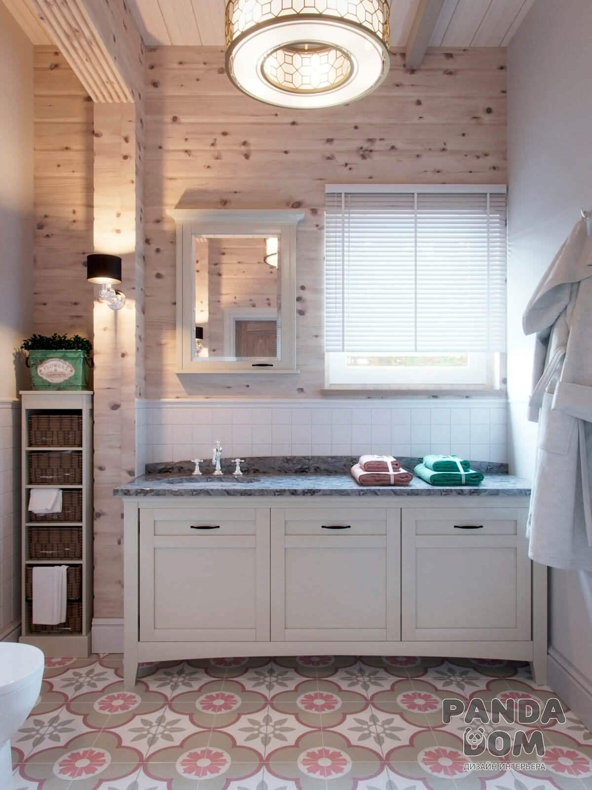 Деревянный дом в стиле кантри