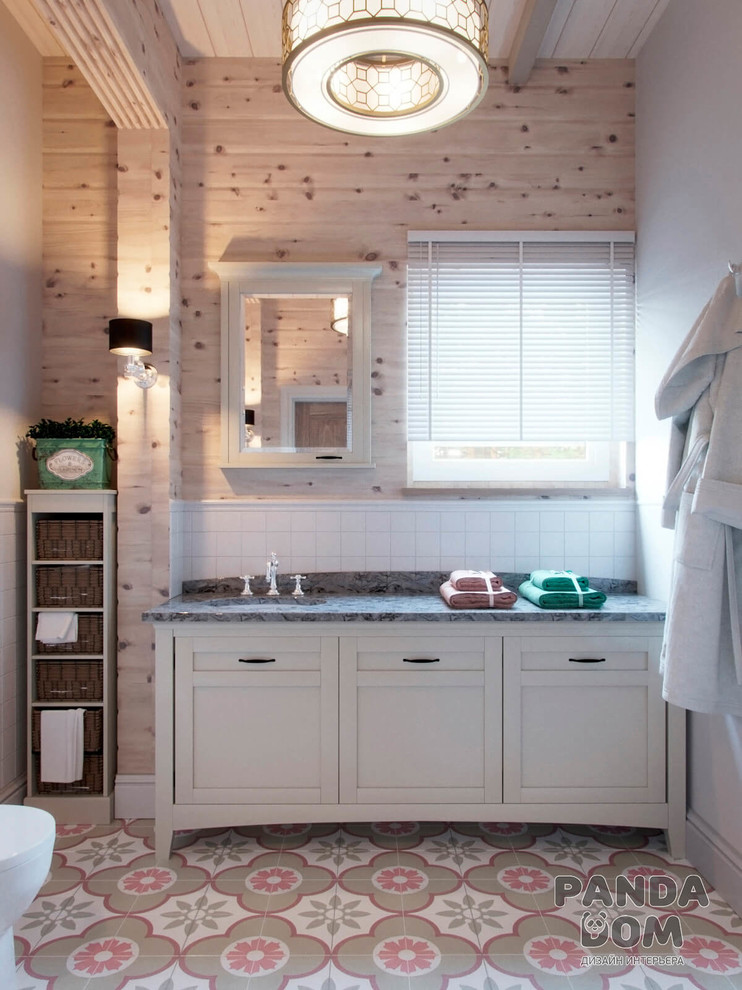 Деревянный дом в стиле кантри