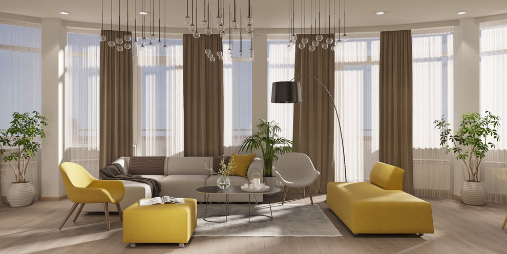 Дизайн интерьера квартиры в жилом комплексе “Tengiz Towers”