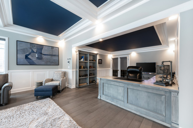 Maple Renovation Home Office/Den transitional-home-office