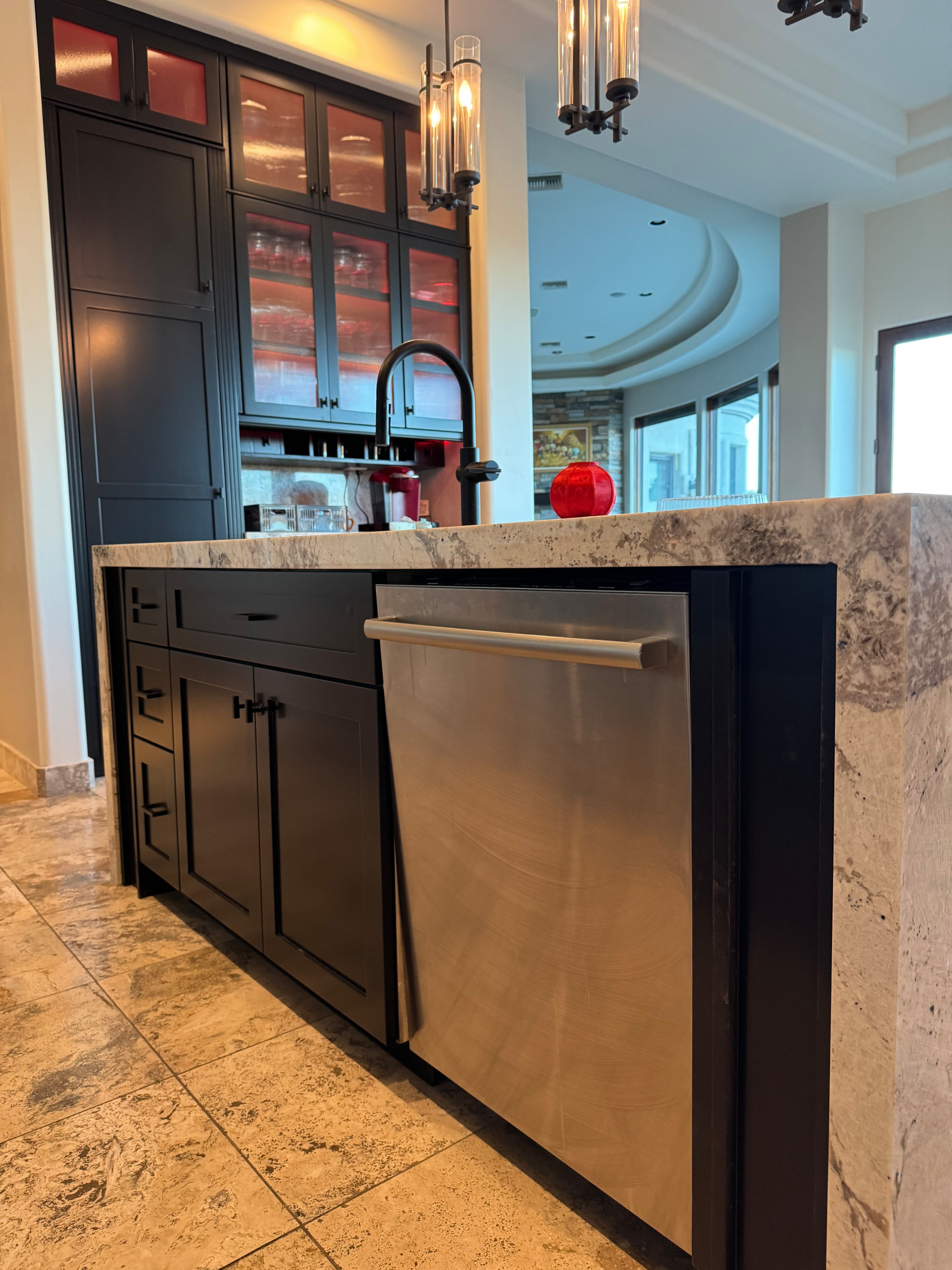 Two Tone Kitchen Reface and Partial Build
