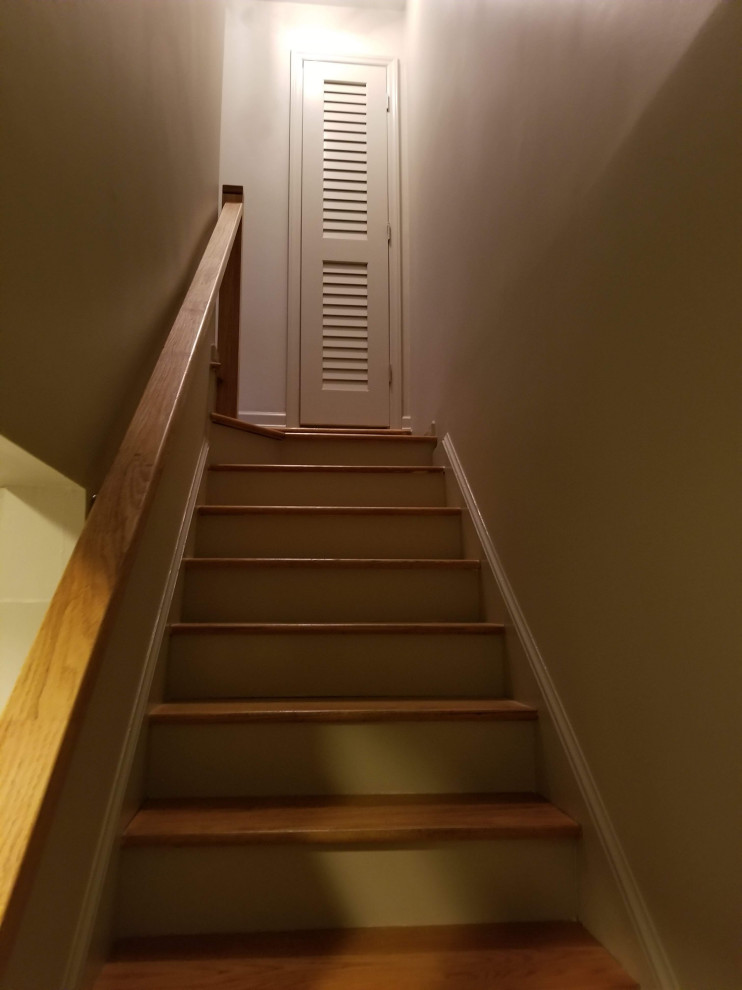 Contemporary Kitchen, Fireplace & Staircase Remodel