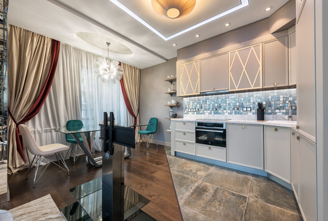Ар-деко contemporary-kitchen