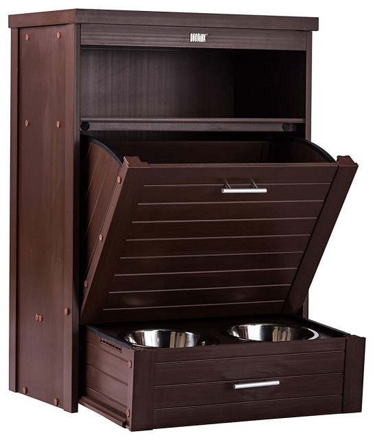 New Age Pet Dog Brea Food Pantry/Double Diner, Russet Transitional
