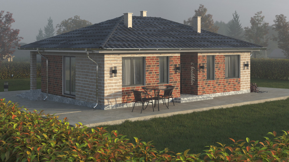 Проект коттеджа, 120 м2