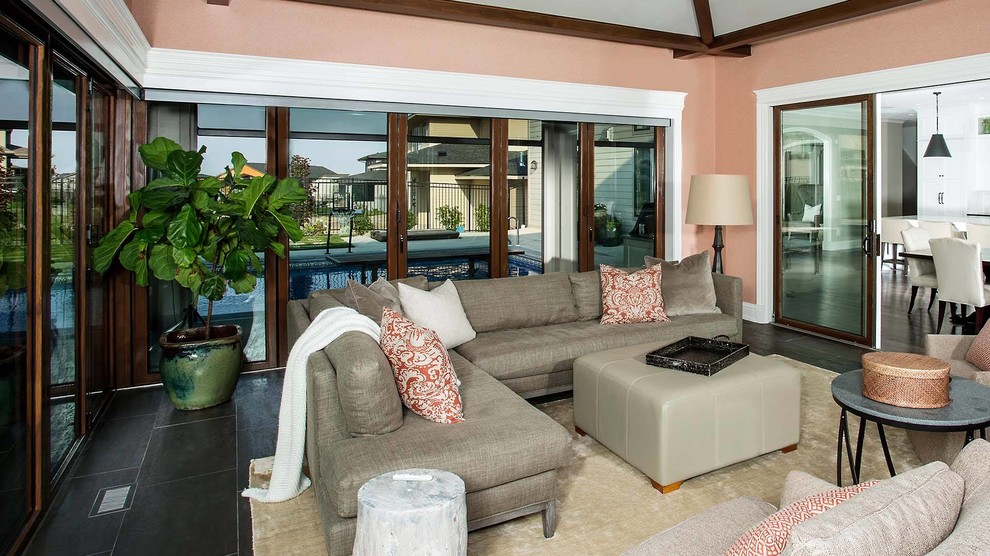 Home design - transitional home design idea