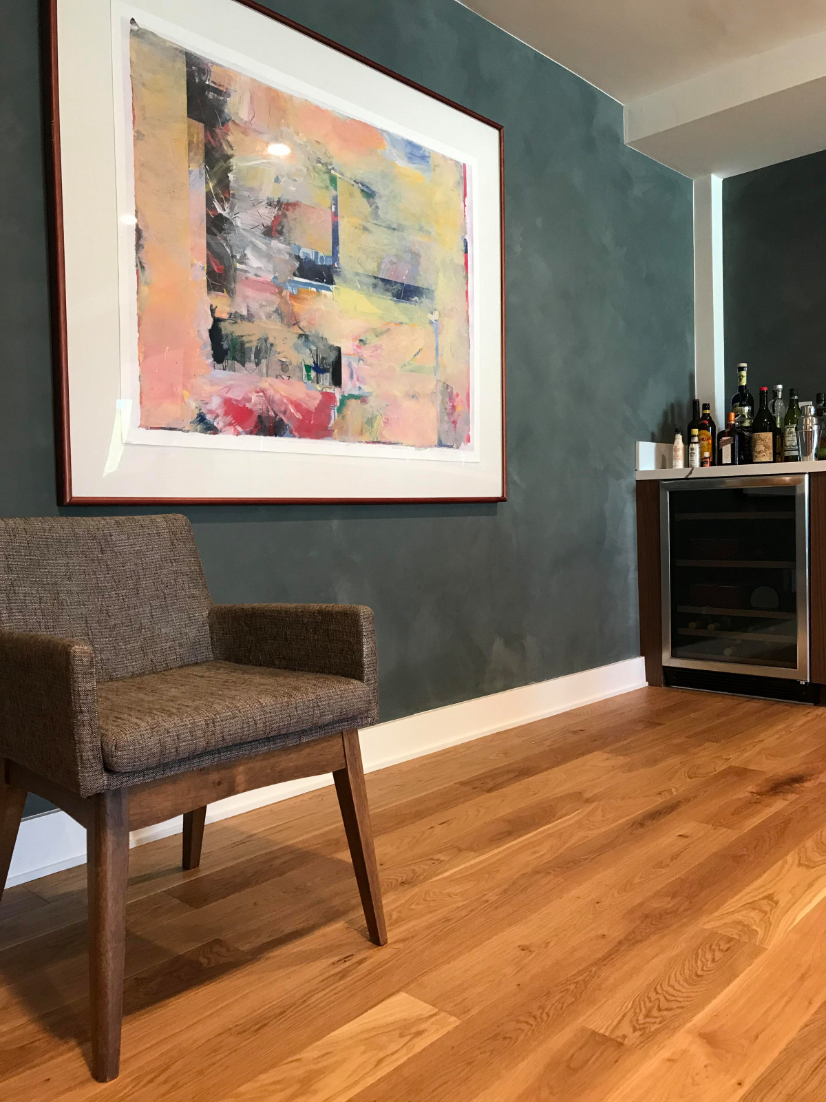 Accent walls with Lime Paint