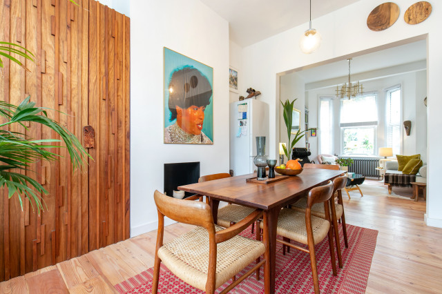 2 bedroom maisonette conversion moderne-spisestue