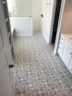 Bathroom and Laundry Room Pattern Tile - Contemporary - Bathroom ...