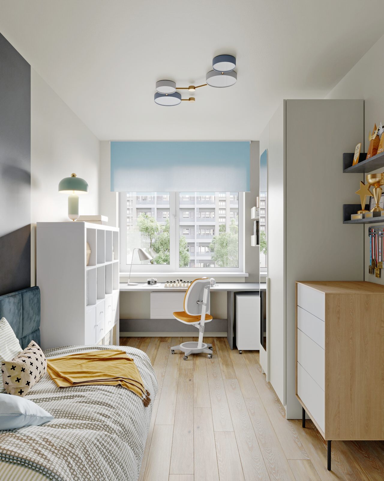 3-х комнатная квартира в ЖК Новоорловский  73 м.кв