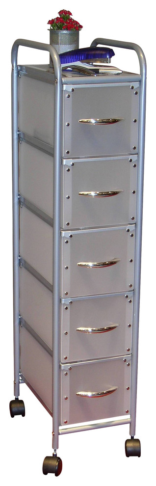 4D Concepts 5-Drawer Chest in White