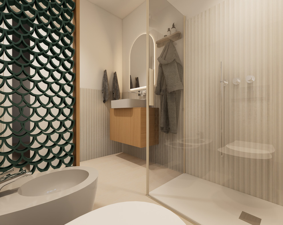 PROGETTO CON RENDER DI CASA IN LEGNO XLAM ECOSOSTENIBILE BIOCLIMATICA A MODICA