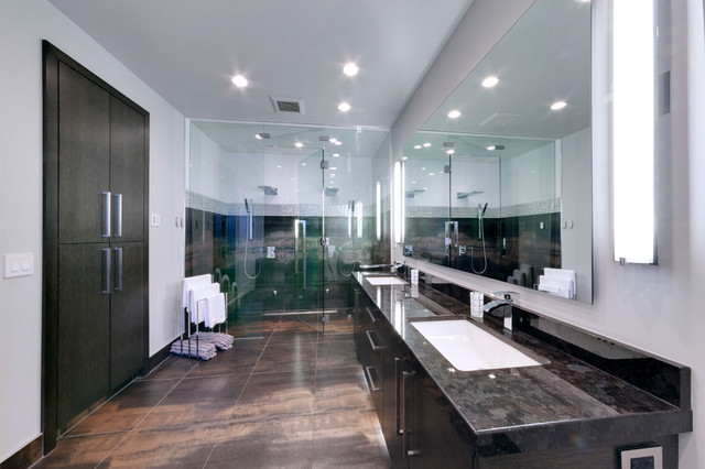 Contempo trendy-badevaerelse