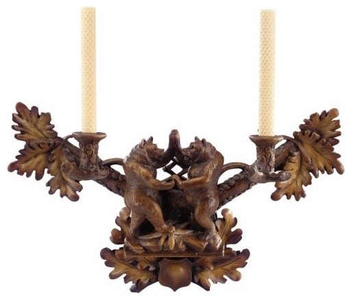 Candle Sconce Candleholder Candlestick Wall MOUNTAIN Lodge Dancing