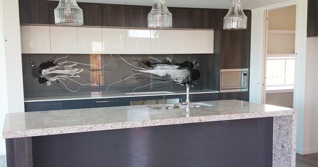 Glass Kitchen Splashbacks moderne-koekken