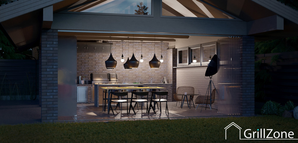 Гриль-зона + Баня