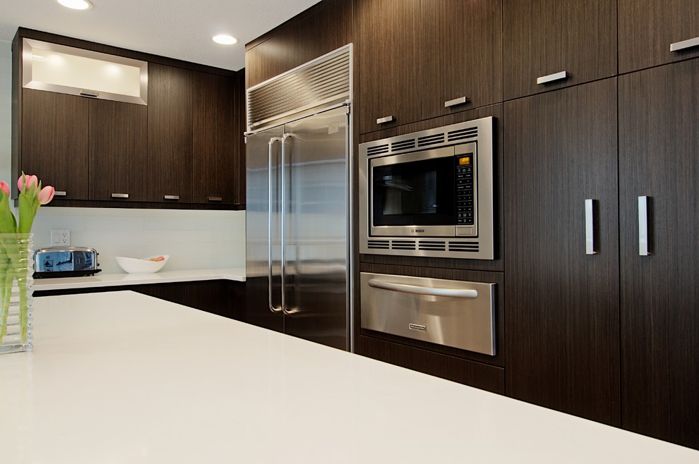 Modern kitchen in Calgary.
