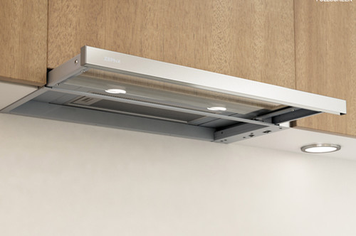 Range hood for compact kitchen with low ceiling - 