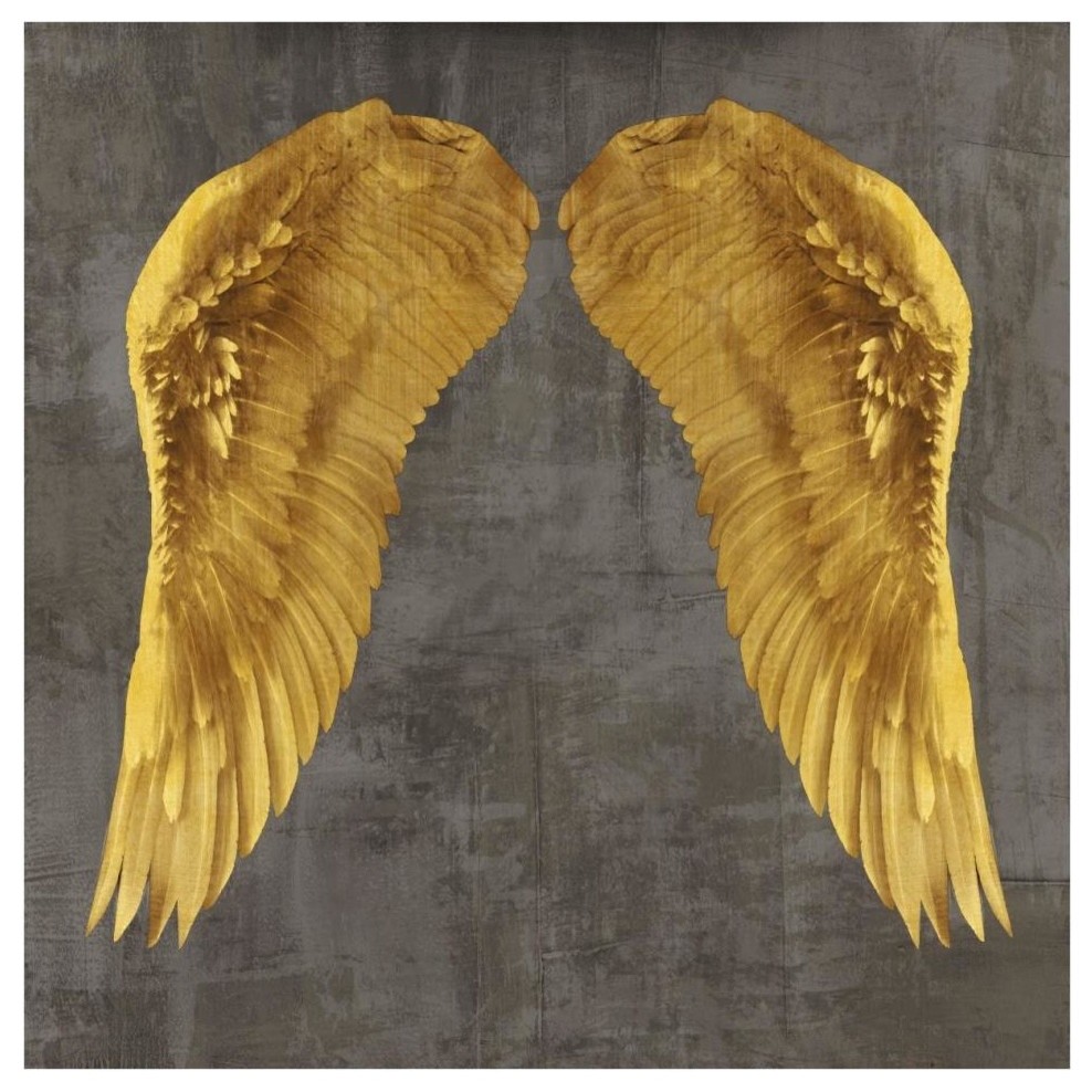 "Angel Wings I" Wall Art Paper Art Contemporary Prints And