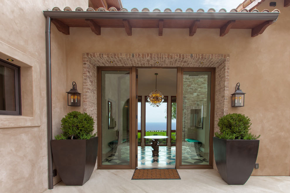 This is an example of a mediterranean home in Orange County.
