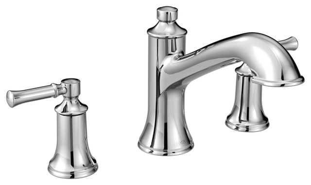 Moen Dartmoor 2 Handle High Arc Roman Tub Faucet Traditional