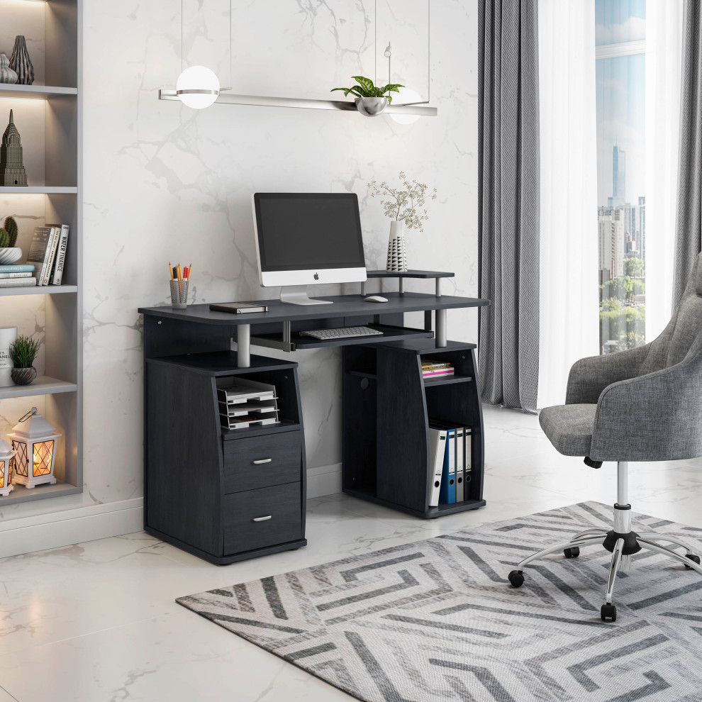 palmetto computer desk in espresso finish