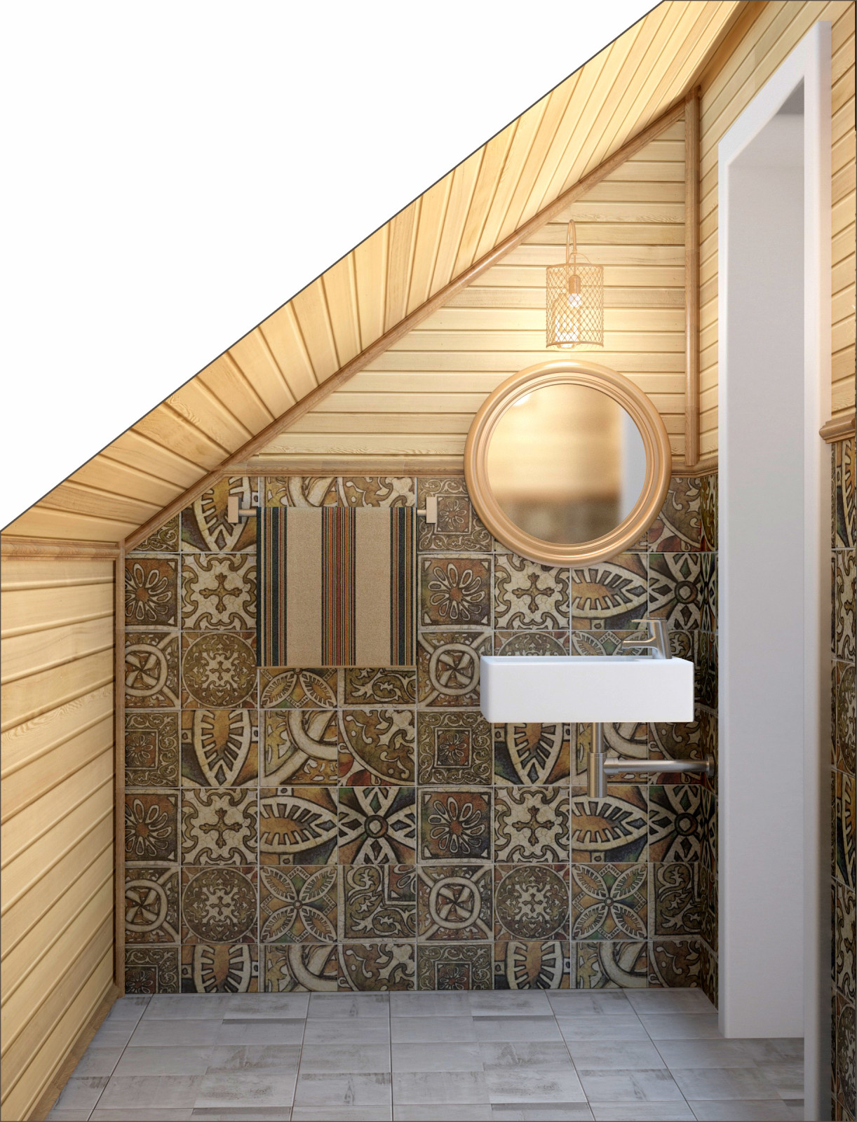 Интерьер загородного дома, д. Хабарское, Нижегородская область