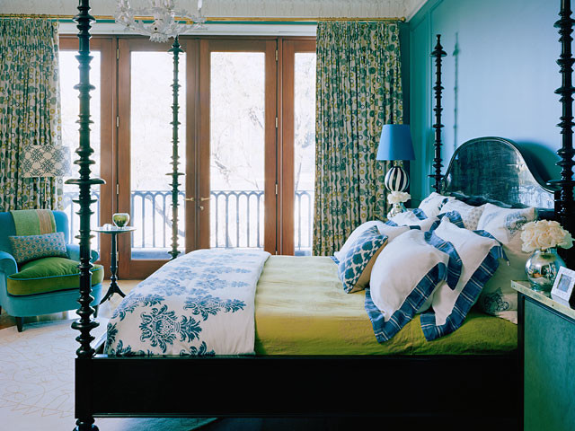 Inspiration for a transitional bedroom in New York.