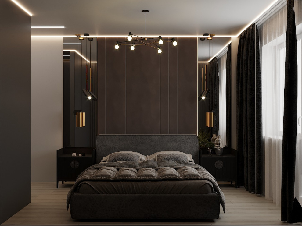 Квартира в темных тонах