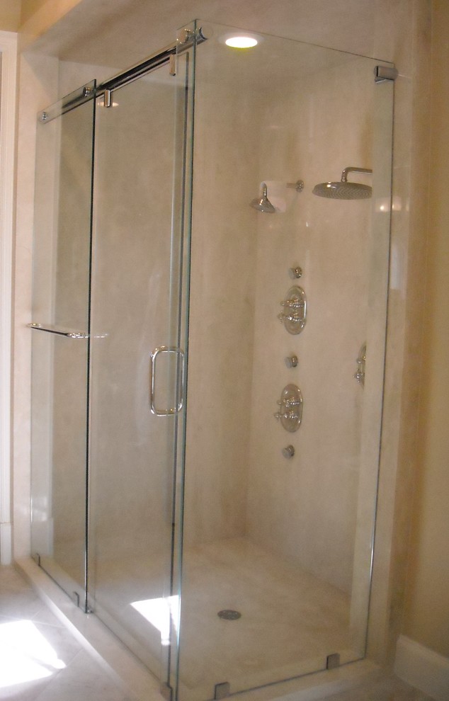 Frameless Hydroslide Shower Enclosure Contemporary