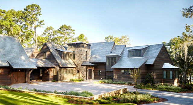 Spanish Moss House maritim-fasad