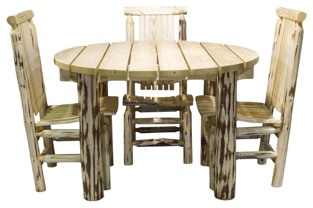 Montana Woodworks MWGCEPT Glacier Country Patio Table Exterior Finish