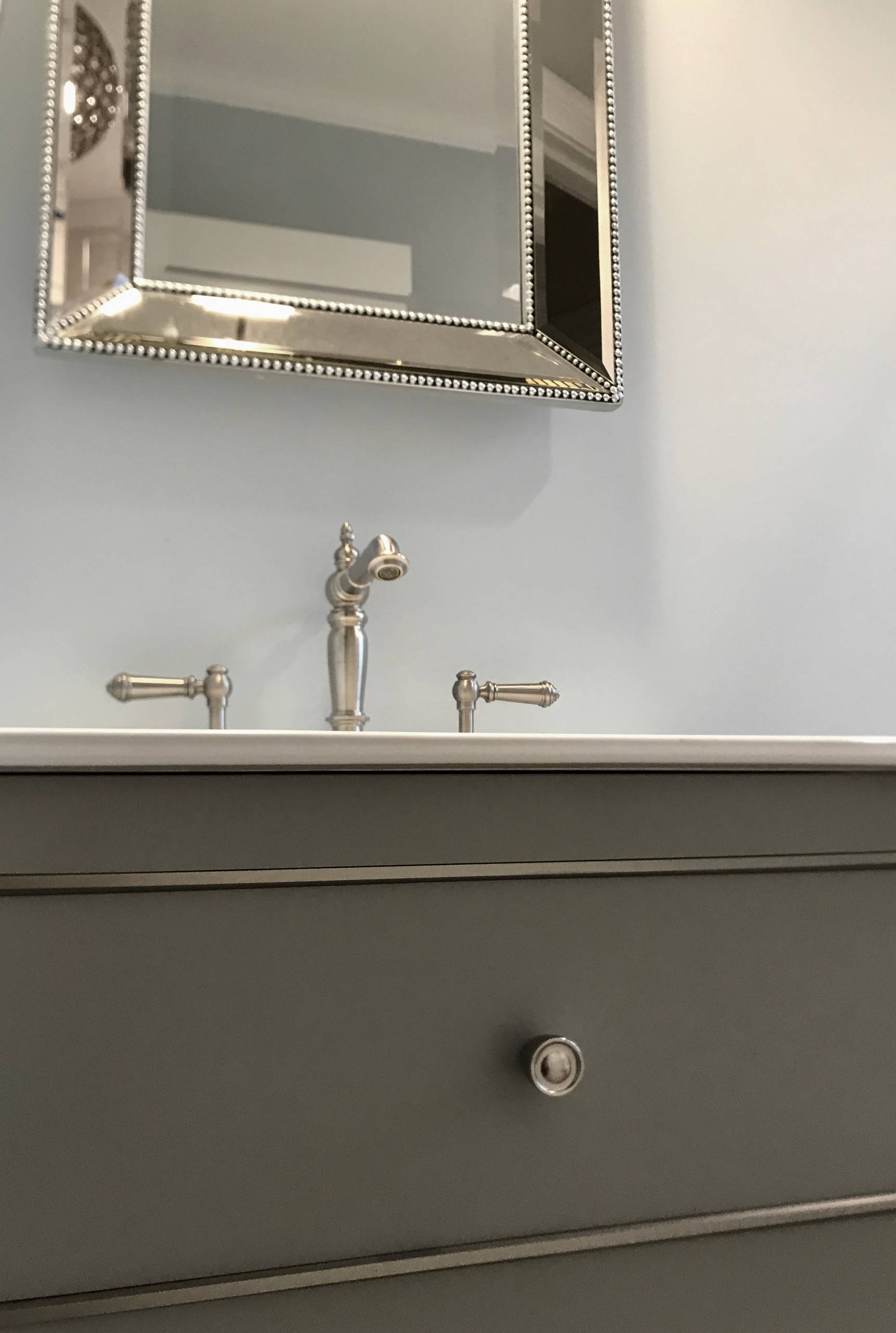 Rustic Modern powder room