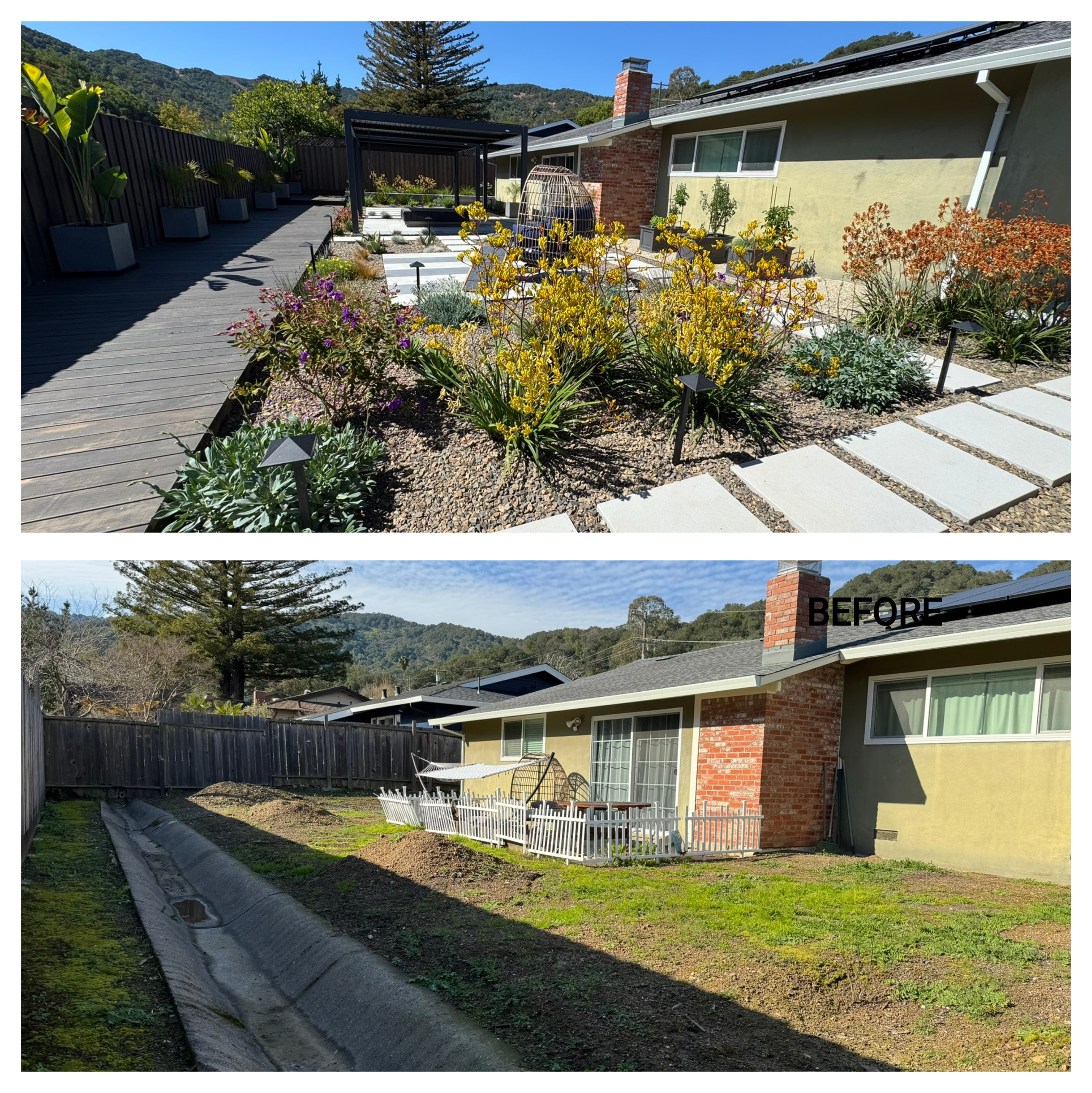 Recently Installed - Contemporary Backyard Remodel