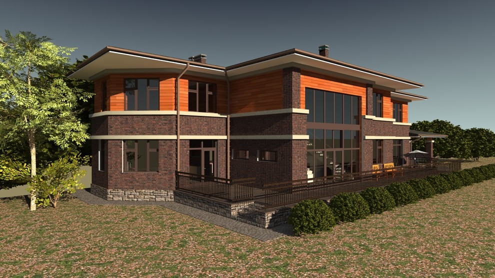 Дом в стиле Райта