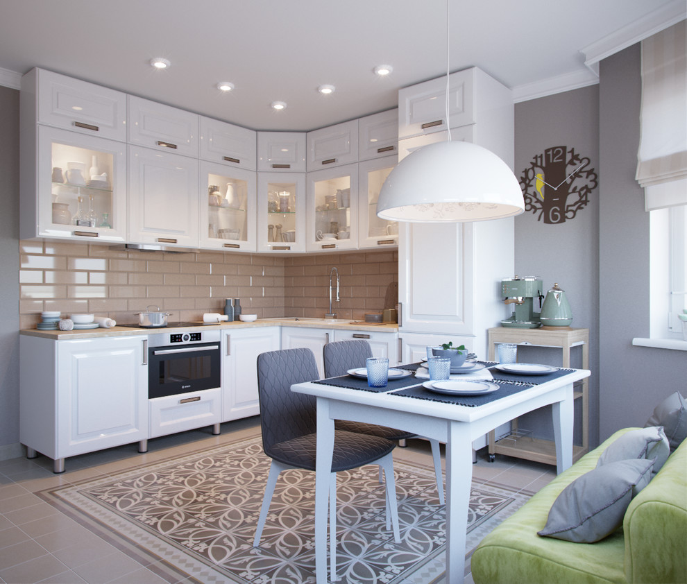 Квартира в Переделкино, кухня, вариант 2