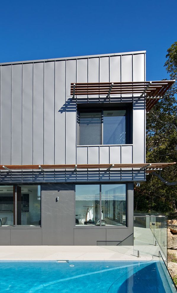 This is an example of a contemporary exterior in Sydney.