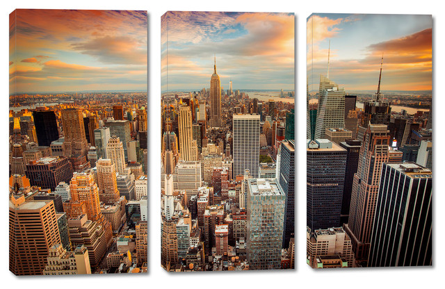 NEW YORK CITY NYC Broadway Canvas Print Wall Art Picture New Ready to Hang 