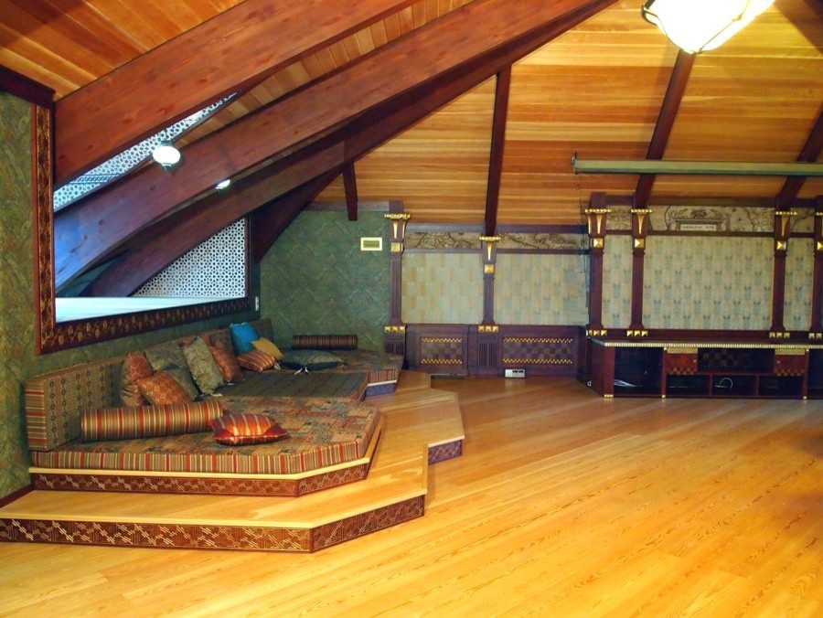 Проект мансарда частного дома