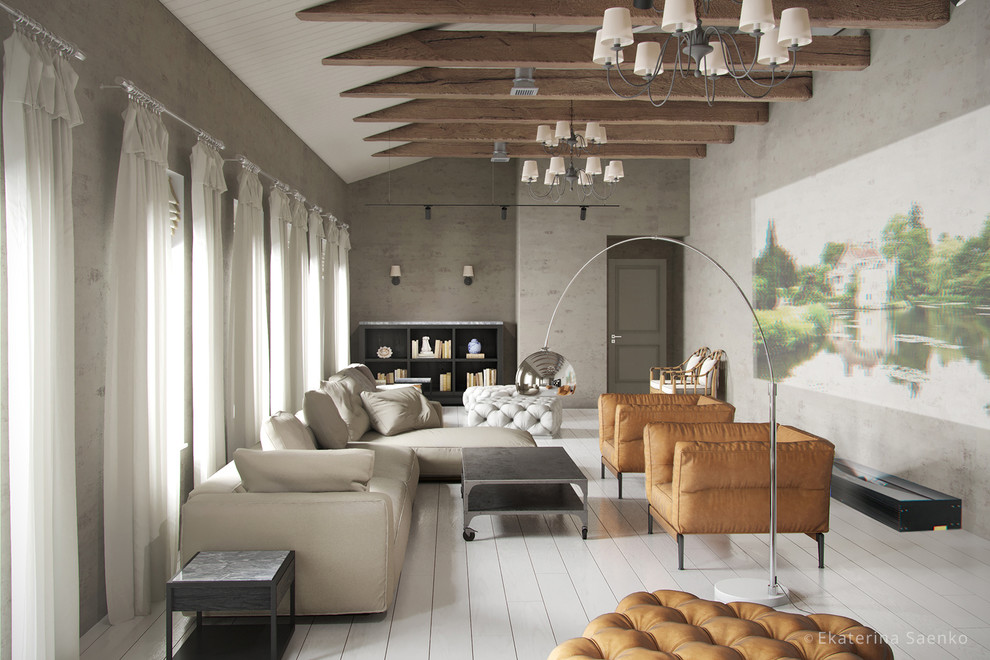 Квартира гостиничного типа в стиле лофт и минимализм.