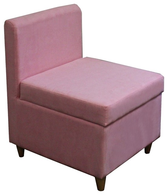 28 5 H Accent Chair With Storage Pink