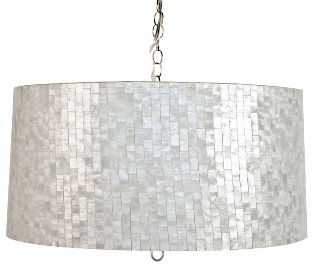 Worlds Away Brick Capiz Shell Pendant Light Small Beach Style Worlds Away Brick Capiz Shell Pendant Light Small