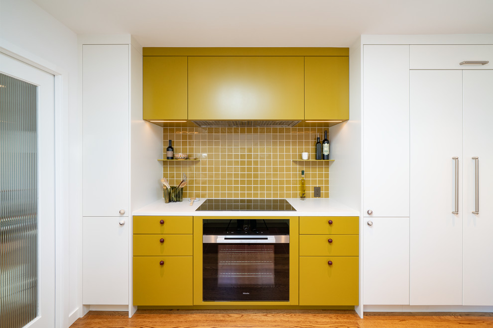 Playful Mid-Century Inspired Home Remodel with Custom Millwork
