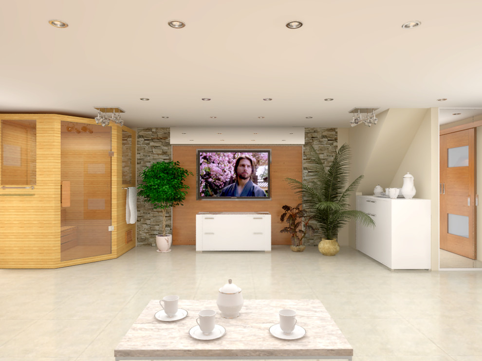 Зона отдыха и спа в поселке Тиммолово в Ленинградской области.