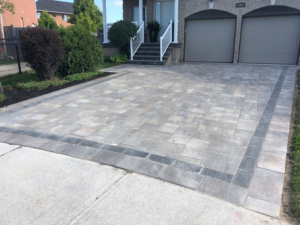 Example of a trendy home design design in Toronto